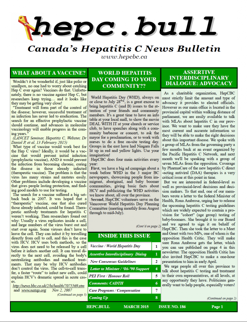 hepcbc Mar bulletin